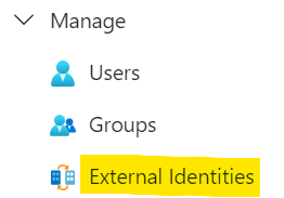 External identities