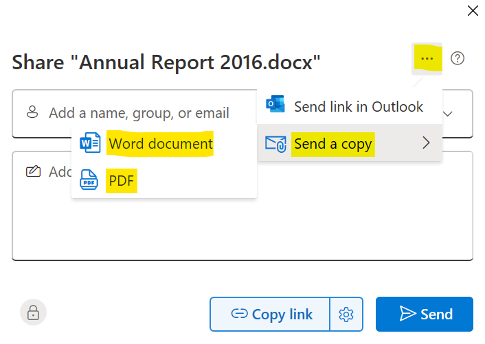 Send a copy